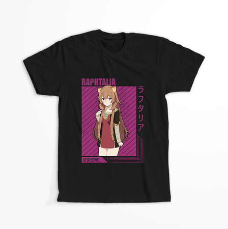 Koszulka Czarna - The Rising of the Shield Hero - WYBIERZ KOLOR KOSZULKI I FASON