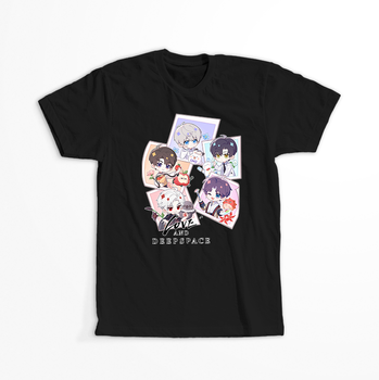 Koszulka Czarna - Love and Deepspace - WYBIERZ KOLOR KOSZULKI I FASON