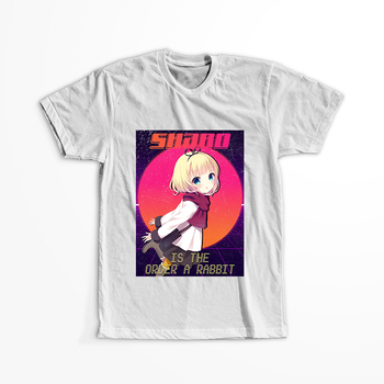 Koszulka Biała - Is the Order a Rabbit? - WYBIERZ KOLOR KOSZULKI I FASON