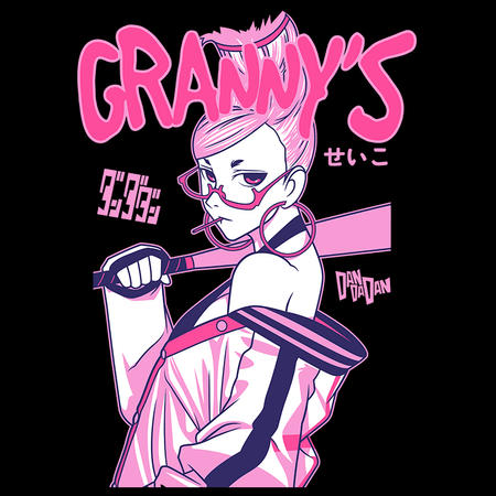 Koszulka Czarna Dandadan - WYBIERZ FASON KOSZULKI