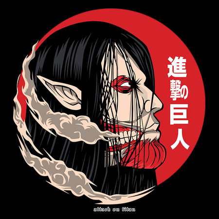 Torba z uszami z Attack on titan