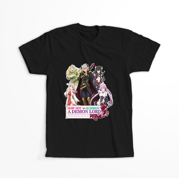 Koszulka Czarna Isekai Maou to Shoukan Shoujo Dorei Majutsu - WYBIERZ KOLOR KOSZULKI I FASON