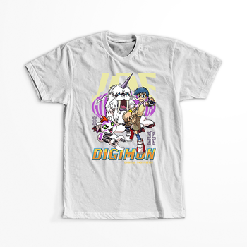 Koszulka Biała - Digimon - WYBIERZ KOLOR KOSZULKI I FASON