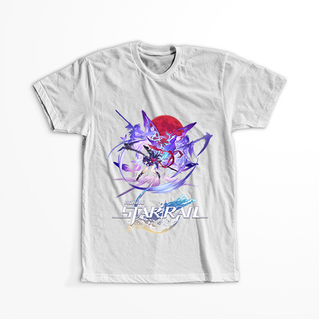 Koszulka Czarna - Honkai Star Rail - Seele WYBIERZ KOLOR KOSZULKI I FASON