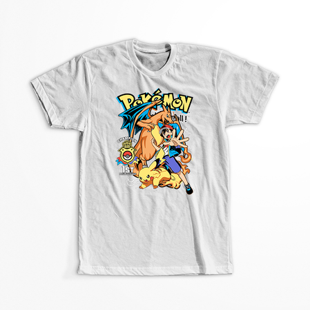 Koszulka Biała - Pokemon - WYBIERZ KOLOR KOSZULKI I FASON