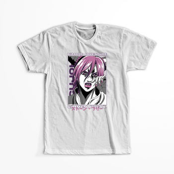 Koszulka Biała JOJO's Bizarre Adventure - WYBIERZ KOLOR KOSZULKI I FASON