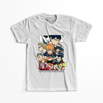 Koszulka Biała - Haikyuu!! - WYBIERZ KOLOR KOSZULKI I FASON