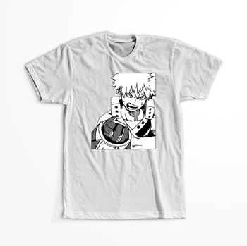 Koszulka Biała My Hero Academia / Akademia bohaterów - WYBIERZ KOLOR KOSZULKI I FASON