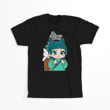 Koszulka Czarna The Apothecary Diaries / Zapiski Zielarki - WYBIERZ FASON I KOLOR KOSZULKI 