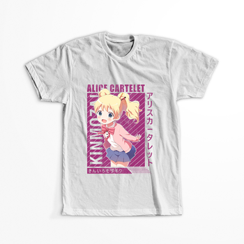 Koszulka Biała Kinmoza! WYBIERZ KOLOR KOSZULKI I FASON