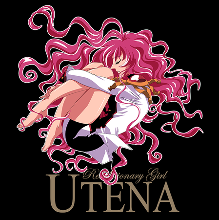 Koszulka Biała Shoujo Kakumei Utena WYBIERZ KOLOR KOSZULKI I FASON