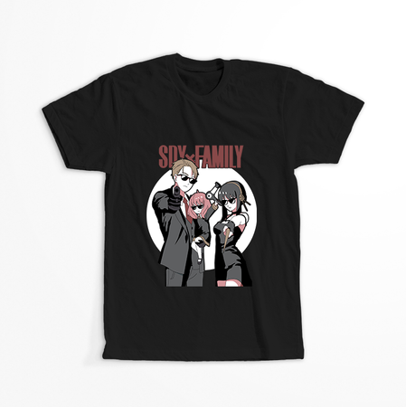 Koszulka Czarna Spy X Family - WYBIERZ KOLOR KOSZULKI I FASON