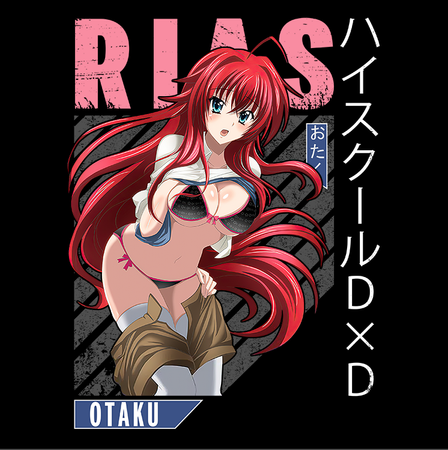 Koszulka Biała Highschool DxD - WYBIERZ KOLOR KOSZULKI I FASON