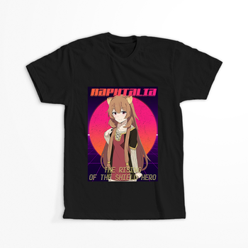 Koszulka Czarna - The Rising of the Shield Hero - WYBIERZ KOLOR KOSZULKI I FASON