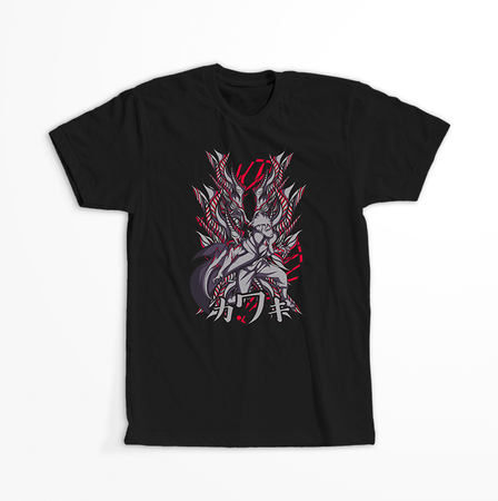 Koszulka Czarna Naruto / Boruto - WYBIERZ KOLOR KOSZULKI I FASON