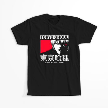 Koszulka Czarna Tokyo Ghoul - WYBIERZ KOLOR KOSZULKI I FASON