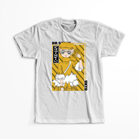 Koszulka Biała Dr. Stone - WYBIERZ KOLOR KOSZULKI I FASON