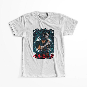 Koszulka Biała - Berserk - WYBIERZ KOLOR KOSZULKI I FASON