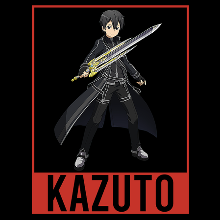 Koszulka Czarna Sword Art Online WYBIERZ KOLOR KOSZULKI I FASON