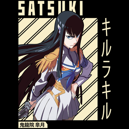 Koszulka Biała - Kill La Kill - WYBIERZ KOLOR KOSZULKI I FASON