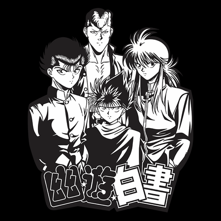 Koszulka Czarna Yu Yu Hakusho WYBIERZ KOLOR KOSZULKI I FASON