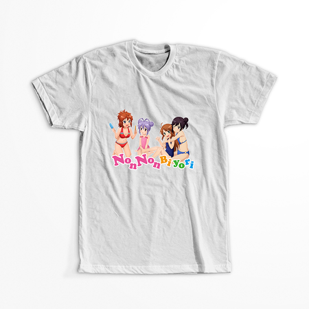 Koszulka Biała Non Non Biyori WYBIERZ KOLOR KOSZULKI I FASON