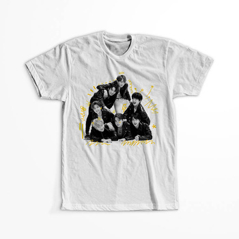 Koszulka Biała BTS WYBIERZ FASON KOSZULKI