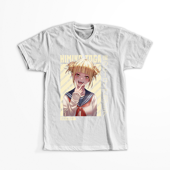 Koszulka Biała My Hero Academia / Akademia bohaterów - WYBIERZ KOLOR KOSZULKI I FASON