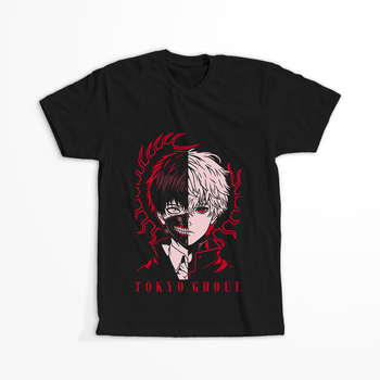 Koszulka Czarna Tokyo Ghoul - WYBIERZ KOLOR KOSZULKI I FASON