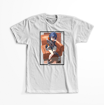 Koszulka Biała - Zenless Zone Zero - WYBIERZ KOLOR KOSZULKI I FASON