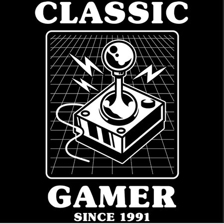 Koszulka  Classic gamer WYBIERZ KOLOR KOSZULKI I FASON