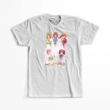 Koszulka Biała - The Quintessential Quintuplet - WYBIERZ KOLOR KOSZULKI I FASON