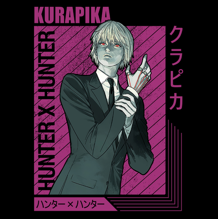 Koszulka Biała Hunter x Hunter WYBIERZ KOLOR KOSZULKI I FASON