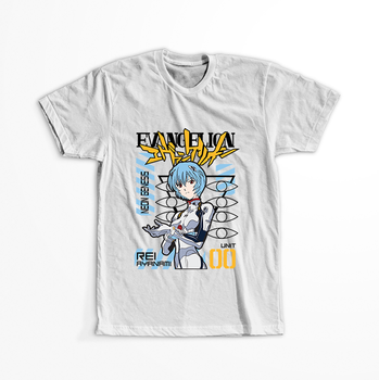 Koszulka Biała Neon Genesis Evangelion - WYBIERZ KOLOR KOSZULKI I FASON