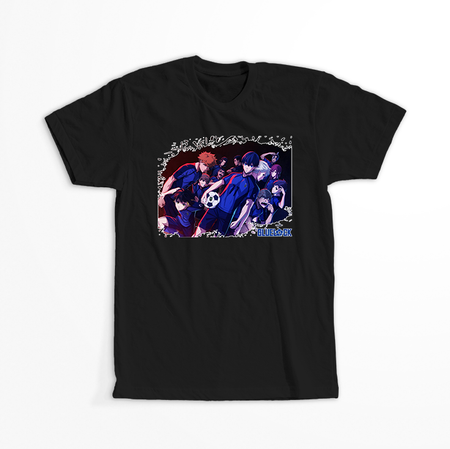 Koszulka Czarna - Blue Lock - WYBIERZ KOLOR KOSZULKI I FASON