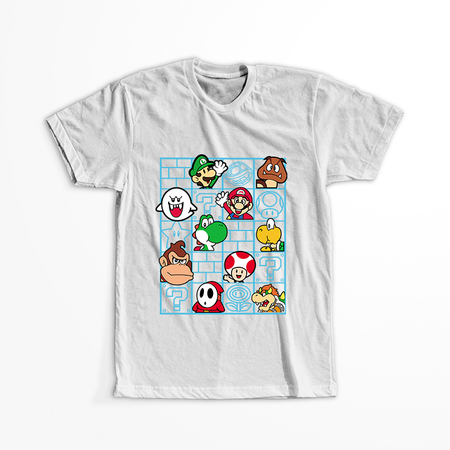 Koszulka Super Mario Bros. WYBIERZ KOLOR KOSZULKI I FASON