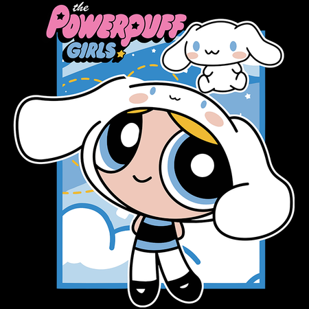 Torba z uszami z Cinnamoroll   & The Powerpuff Girls