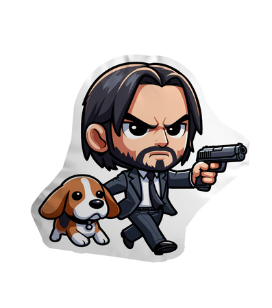 Poduszka Chibi John Wick