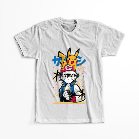 Koszulka Biała - Pokemon - WYBIERZ KOLOR KOSZULKI I FASON