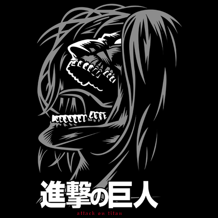 Koszulka Czarna Attack on titan WYBIERZ KOLOR KOSZULKI I FASON