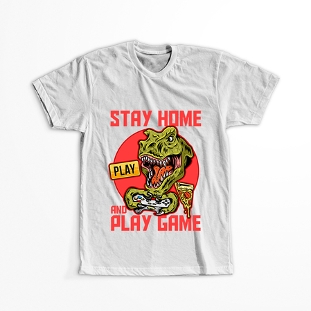 Koszulka Stay home WYBIERZ KOLOR KOSZULKI I FASON