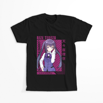 Koszulka Czarna - Is the Order a Rabbit?  - WYBIERZ KOLOR KOSZULKI I FASON