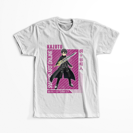 Koszulka Biała Sword Art Online WYBIERZ KOLOR KOSZULKI I FASON