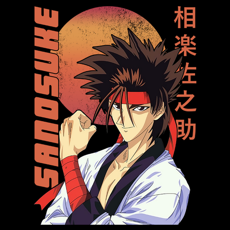 Koszulka Biała Rurouni Kenshin WYBIERZ KOLOR KOSZULKI I FASON