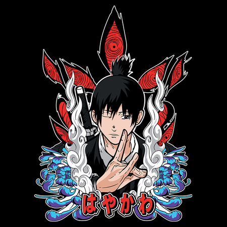 Koszulka Czarna Chainsaw Man WYBIERZ KOLOR KOSZULKI I FASON