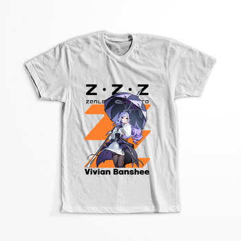 Koszulka Biała - Zenless Zone Zero - WYBIERZ KOLOR KOSZULKI I FASON