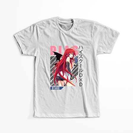 Koszulka Biała Highschool DxD - WYBIERZ KOLOR KOSZULKI I FASON