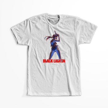 Koszulka Biała - Black Lagoon - WYBIERZ KOLOR KOSZULKI I FASON