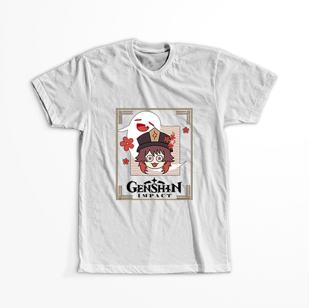 Koszulka Biała Genshin Impact - Hu Tao - WYBIERZ KOLOR