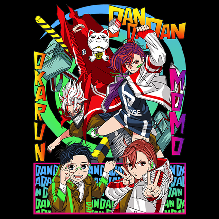 Koszulka Biała Dandadan - WYBIERZ FASON KOSZULKI